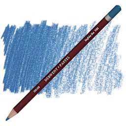 Derwent Pastel Pencil - Kingfisher Blue pencil and swatch