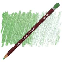 Derwent Pastel Pencil - Pea Green pencil and swatch