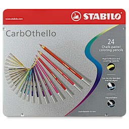 Stabilo CarbOthello Pastel Pencils - Set of 24 (front of package)