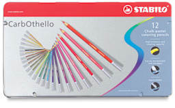 Stabilo CarbOthello Pastel Pencils, Set of 12. In package