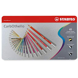 Stabilo CarbOthello Pastel Pencils - Set of 48 (front of package)