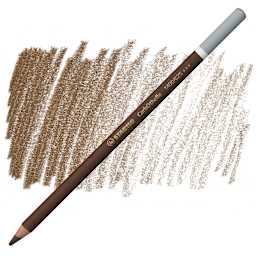 Stabilo CarbOthello Pastel Pencil - Burnt Umber pencil and swatch