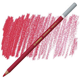 Stabilo CarbOthello Pastel Pencil - Carmine Red Deep pencil and swatch