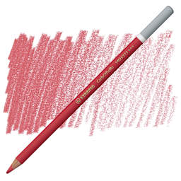 Stabilo CarbOthello Pastel Pencil - Carmine Red Middle pencil and swatch