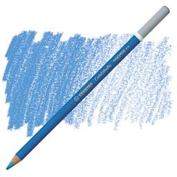 Stabilo CarbOthello Pastel Pencil - Cyan Blue pencil and swatch