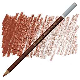 Stabilo CarbOthello Pastel Pencil - English Red Deep pencil and swatch