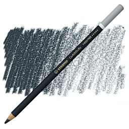 Stabilo CarbOthello Pastel Pencil - Lamp Black pencil and swatch