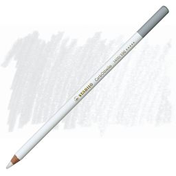Stabilo CarbOthello Pastel Pencil - Titanium White pencil and swatch