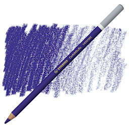 Stabilo CarbOthello Pastel Pencil - Violet Deep pencil and swatch
