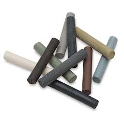 Yarka Assorted Sauce Classic Drawing Crayons - All 10 colors shown stacked randomly
