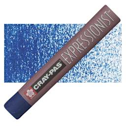 Sakura Cray-Pas Expressionist Oil Pastel - Prussian Blue oil pastel and swatch