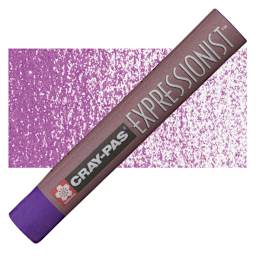 Sakura Cray-Pas Expressionist Oil Pastel - Purple oil pastel and swatch