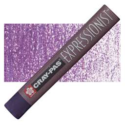 Sakura Cray-Pas Expressionist Oil Pastel - Violet oil pastel and swatch
