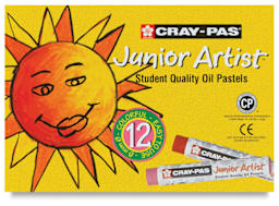 Sakura Cray-Pas Junior Artist Oil Pastel Set of 12 Assorted Colors. In package