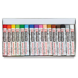 Sakura Cray-Pas Junior Artist Oil Pastel Set of 16 Assorted Colors, Inside package