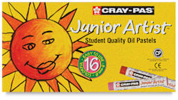 Sakura Cray-Pas Junior Artist Oil Pastel Set of 16 Assorted Colors. In package