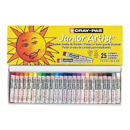 Sakura Cray-Pas Junior Artist Oil Pastels - Assorted Colors, Set of 25