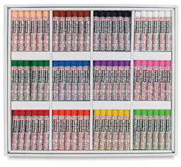 Sakura Cray-Pas Junior Artist Oil Pastel Colorpack, 288 Jumbo Sticks. Inside package