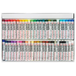 Sakura Cray-Pas Junior Artist Oil Pastels - Set of 50 Assorted Colors. Inside package