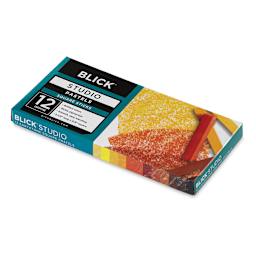 Blick Studio Pastel Set - Earthtone Colors, Set of 12, packaging laid out