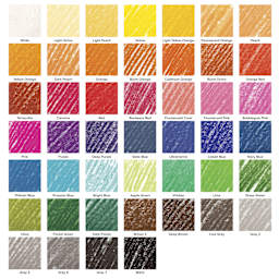 Blick Studio Pastel Set - Assorted Colors, Set of 48, color swatches