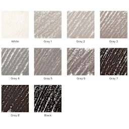 Blick Studio Pastel Set - Graytone Colors, Set of 12, color swatch