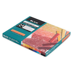 Blick Studio Pastel Set - Portrait Colors, Set of 24, at an angle