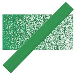 Holbein Artists’ Oil Pastel - Focus Green 1 oil pastel and swatch