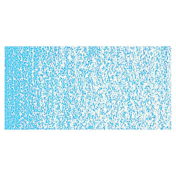 Holbein Artists' Oil Pastel - Sky Blue 3 swatch