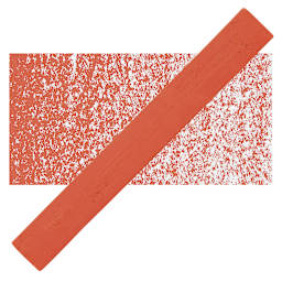 Holbein Artists’ Oil Pastel - Vermillion 1 oil pastel and swatch