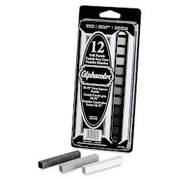 Alphacolor Soft Pastels - Hi-Fi Grays, Set of 12