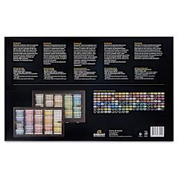 Rembrandt Soft Pastel Set - Set of 150, Assorted Colors, Wood Box, back of packaging