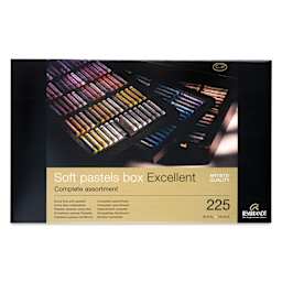 Rembrandt Soft Pastel Set - Set of 220, Assorted Colors, Wood Box, front of packaging