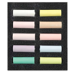 Rembrandt Soft Pastels Set of 10, Highlights, Half-Sticks. In package.