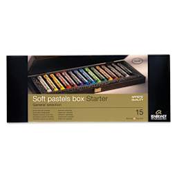 Rembrandt Soft Pastel Set - Set of 15, Assorted Colors, Wood Box, front of packaging