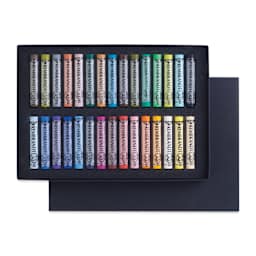 Rembrandt Soft Pastel Set - Set of 30, Landscape, open packaging