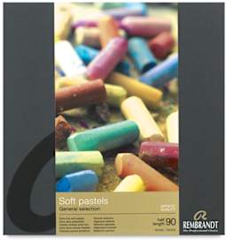 Rembrandt Soft Pastels Set of 90, Half-Sticks. Front of package.