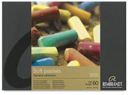 Rembrandt Soft Pastels Set of 60, Half-Sticks. Front of package.