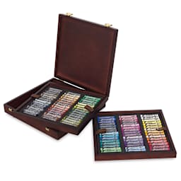 Rembrandt Soft Pastels Set of 90, Landscape, Wood Box.