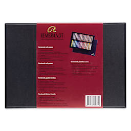 Rembrandt Soft Pastel Set - Set of 30, Portrait, back of packaging