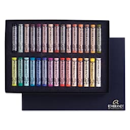 Rembrandt Soft Pastel Set - Set of 30, Portrait, open packaging