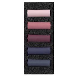 Rembrandt Soft Pastels Set of 5, Earth Reds, Half-Sticks. In package.