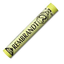 Rembrandt Soft Pastel - Permanent Yellow Green 633.7, Full Stick