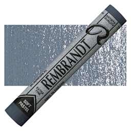 Rembrandt Soft Pastel - Bluish Gray 727.5 pastel and swatch