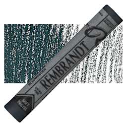 Rembrandt Soft Pastel - Bluish Green 640.1 pastel and swatch