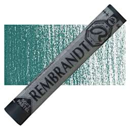 Rembrandt Soft Pastel - Bluish Green 640.3 pastel and swatch