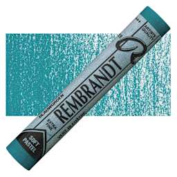 Rembrandt Soft Pastel - Bluish Green 640.5 pastel and swatch