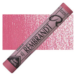 Rembrandt Soft Pastel - Carmine 318.7 pastel and swatch