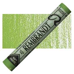 Rembrandt Soft Pastel - Cinnabar Green Light 626.5 pastel and swatch