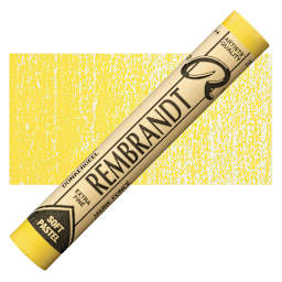 Rembrandt Soft Pastel - Deep Yellow 202.7 pastel and swatch
